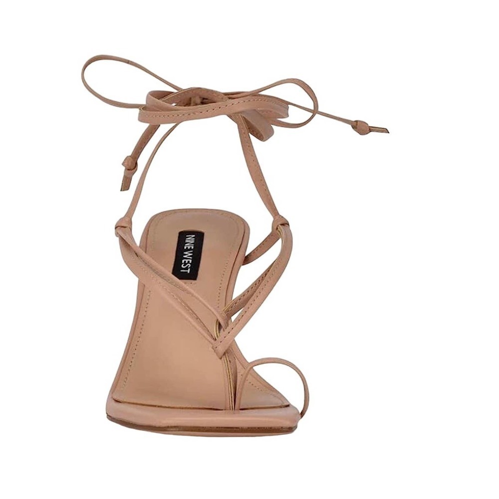NWB Nine West Yippies  ankle wrap heeled‎ sandals  sz 9.5